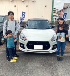 スイフトスポーツ　ご納車いたしました♪